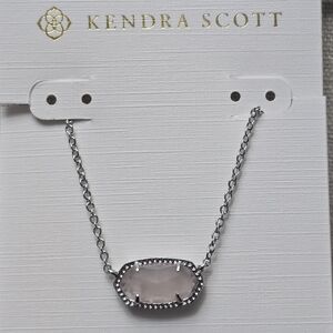 Kendra Scott Silver Elisa Pendant Necklace